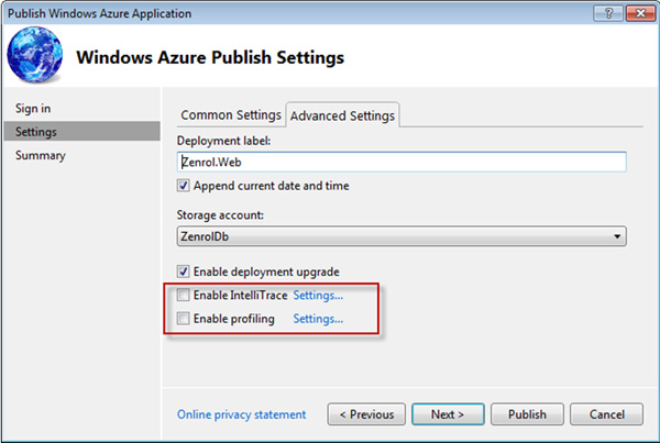 azure-publishing-settings